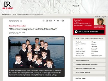 BR Klassik stellt den MÜNCHNER KNABENCHOR vor